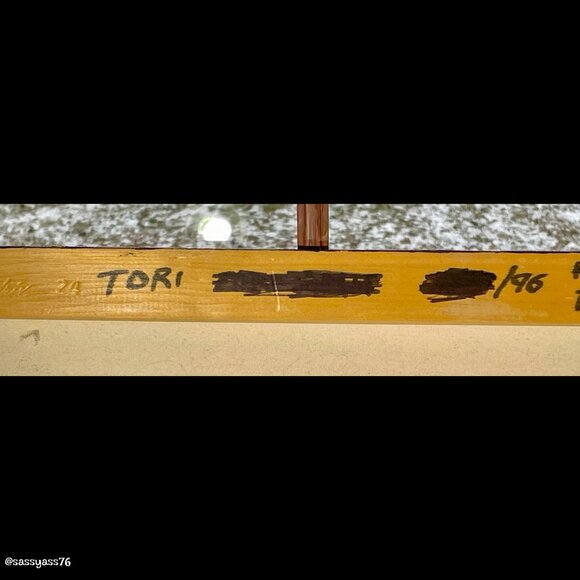 ▪️VTG▪️OOAK 18" X 24" TORI AMOS Artisan Acrylic Painting On Stretched Canvas - Picture 6 of 7